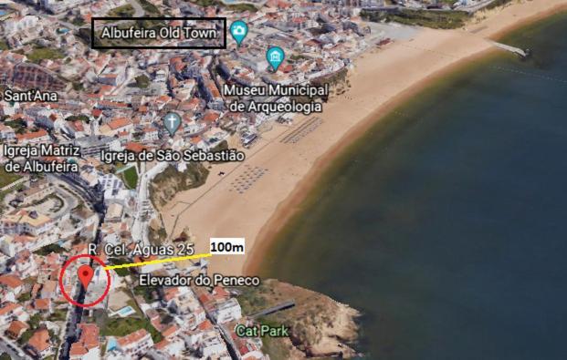 Apartamento #021 Oldtown, Sea View, Pool, Private Park Albufeira Exterior foto
